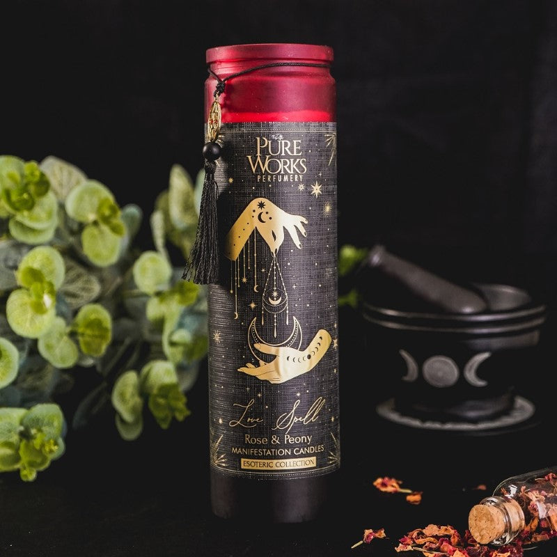 Love Spell Rose &Peony Manifestation Candle 300gm