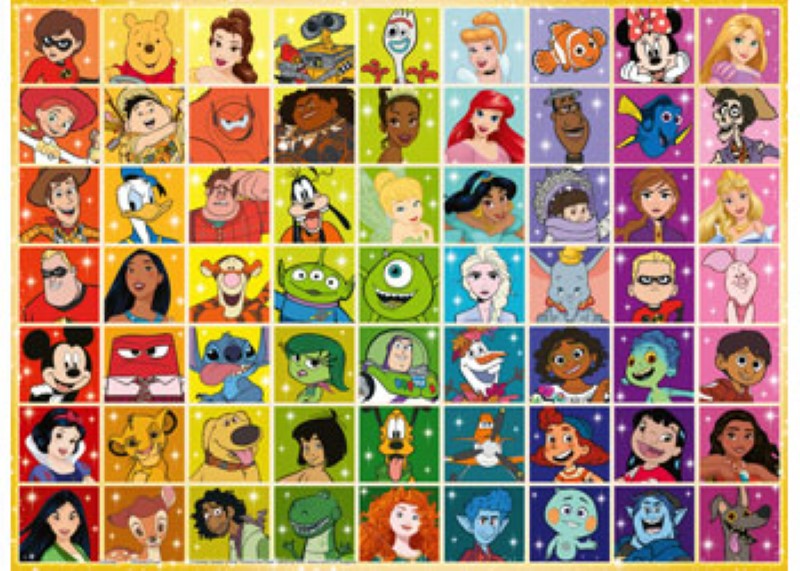 Rburg - Disney Multi Character 100pc