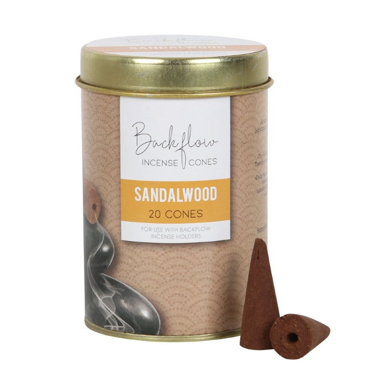 Set - Set of 6 Sandalwood Backflow Incense Cones