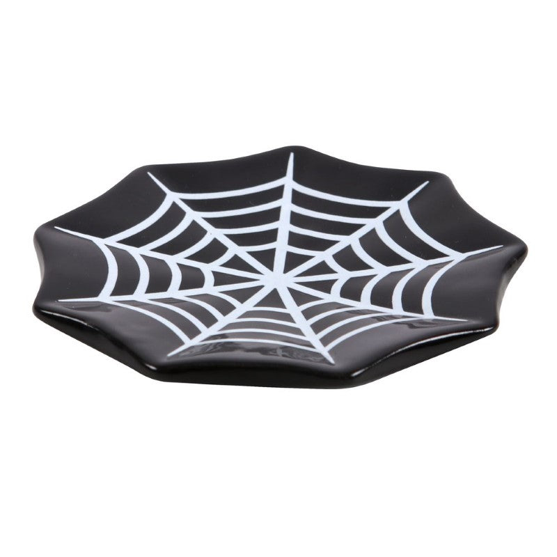Spiderweb Ceramic Trinket Dish