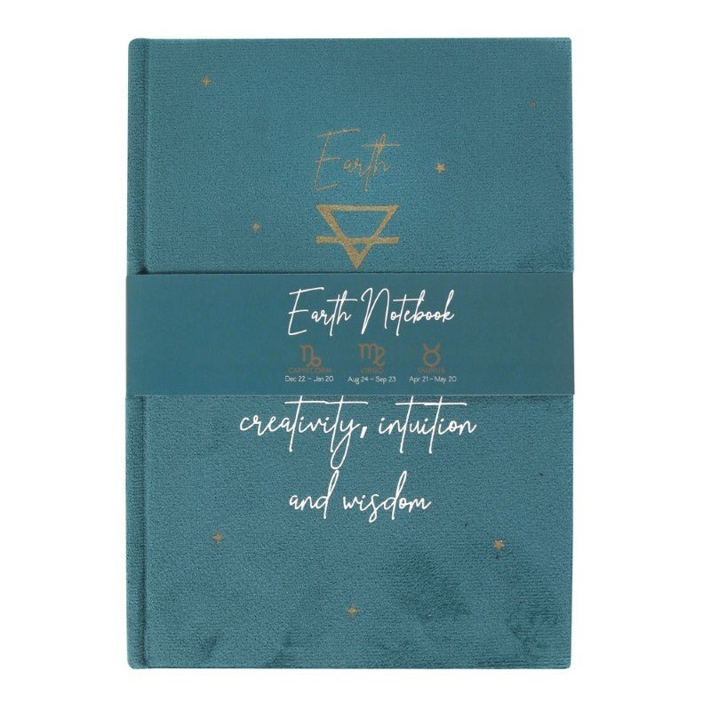 Earth Element Velvet Notebook