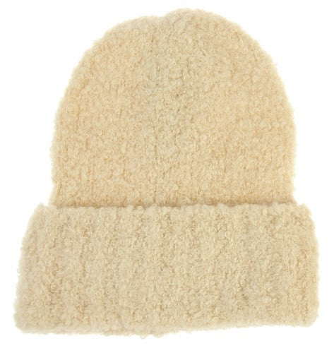 Adult Woolmix Beanie BEIGE - Set of 2