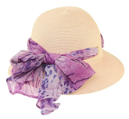 Lani Scarf Trim Hat PINK