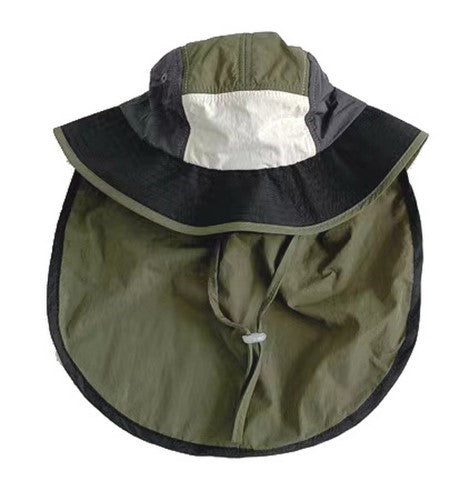 Kids Olive Back Flap Hat 52cm - Set of 2