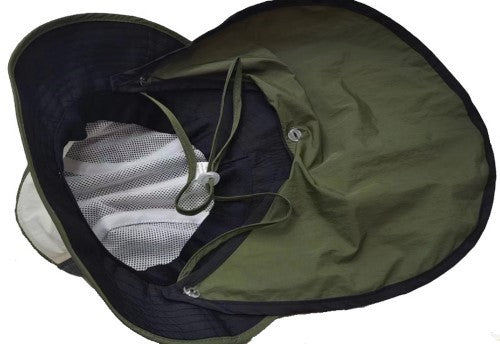 Kids Olive Back Flap Hat 52cm - Set of 2