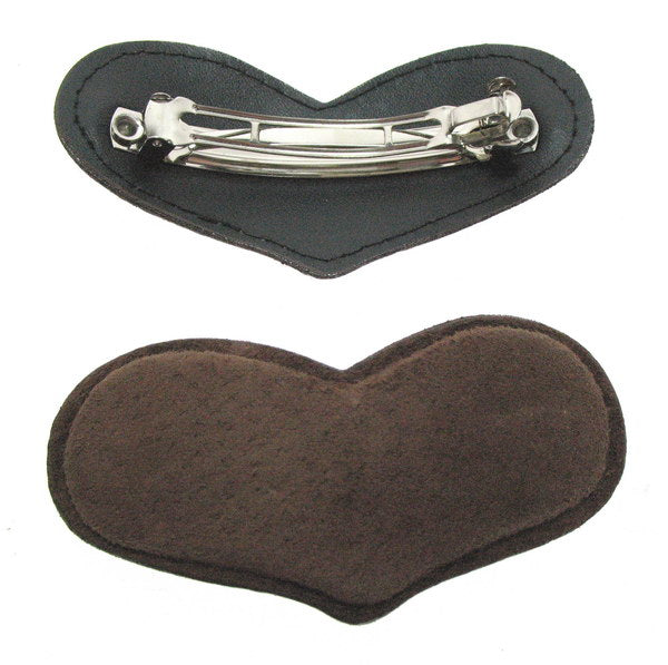 Brown Suede Hairclip