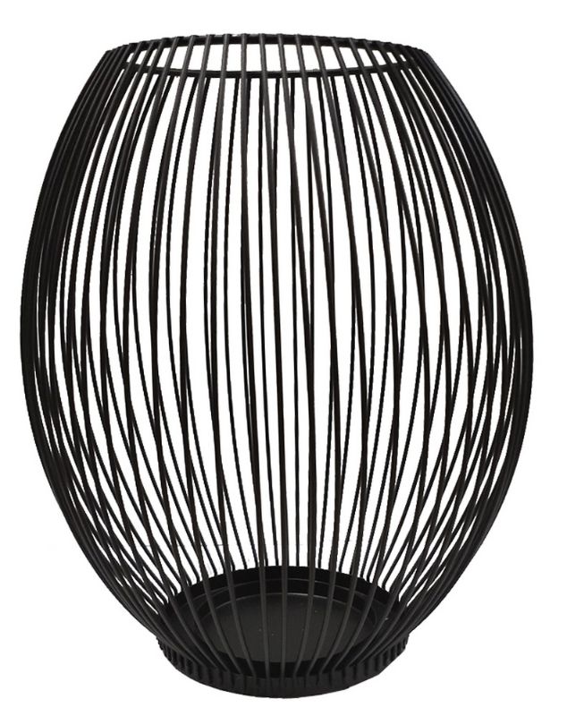 Candle Holder - Black Wire Large (23cm)