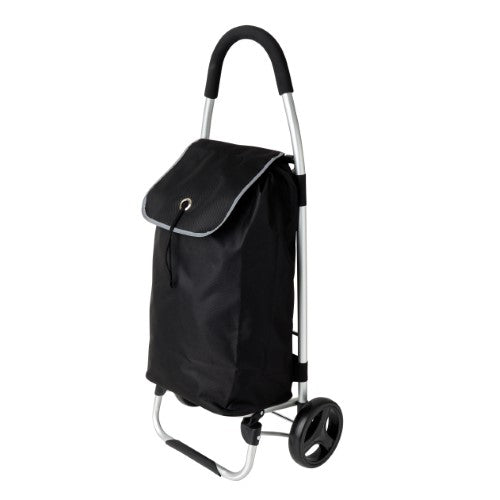 Premium Aluminium Shopping Trolley - Karlstert (Black)