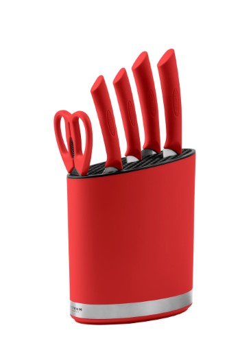 Knife Block - SCANPAN Spectrum (RED)