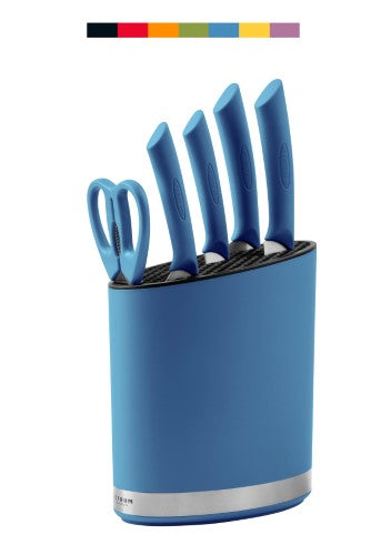 Knife Block - SCANPAN Spectrum (Silverlake Blue) - NEW