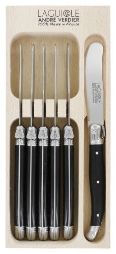 Butter Spreader Set - ANDRE VERDIER Black (6 Piece)