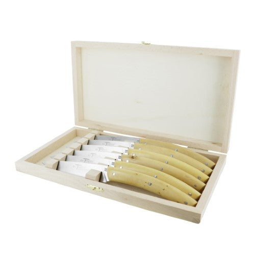 Knife Set - ANDRE VERDIER Boxwood (6 Piece)