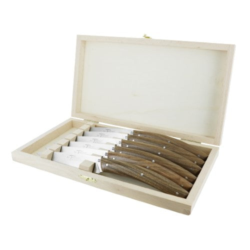 Knife Set - ANDRE VERDIER Walnut (6 Piece)
