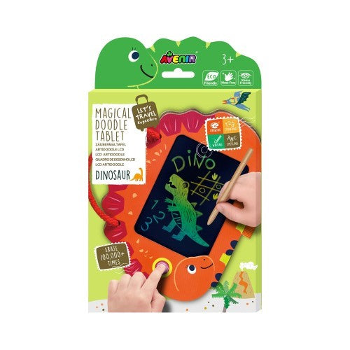 LCD Artidoodle Board - Avenir Dinosaur