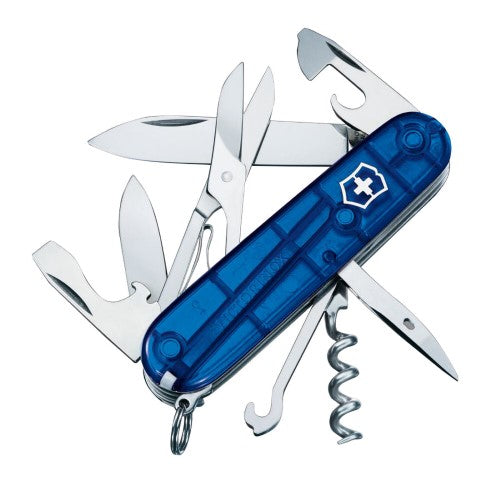 Swiss Army Knife - VICTORINOX SAK Climber (Blue Transclucent)