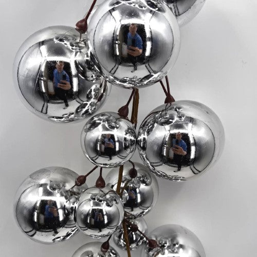 Christmas Baubles Garland - 200cm (Silver)