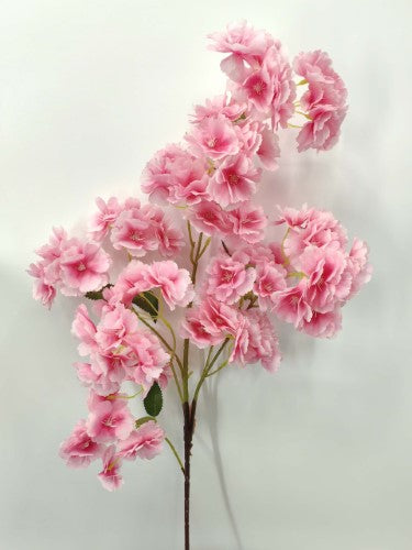 Artificial Cherry Blossom Spray (Beauty Pink)