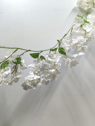 Artificial Wisteria Garland - 200cm (White)