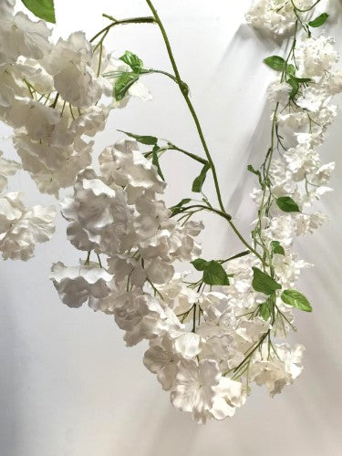 Artificial Wisteria Garland - 200cm (White)