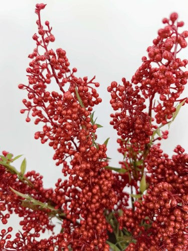 Artificial Nandina Berry Spray (Red)