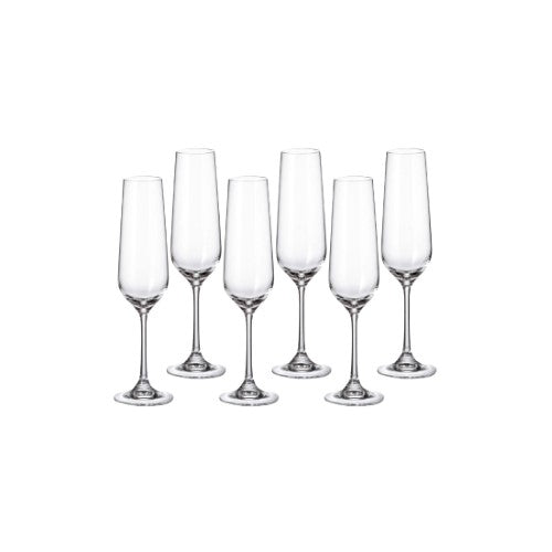 Flute Set - BOHEMIA Strix 200ml (Set of 6)
