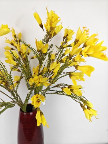 Artificial Long Stem Kowhai Flower (70cm)