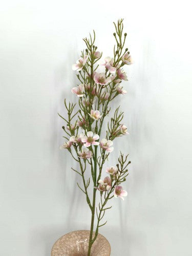 Artificial Wax Flower Spray (Pink)
