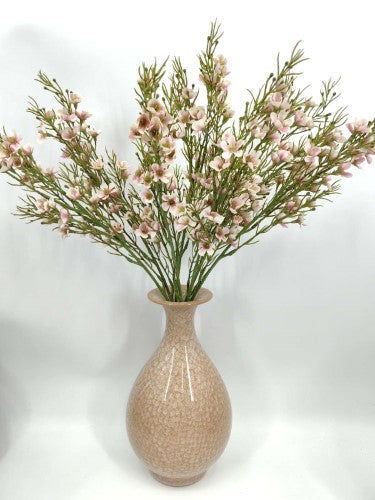 Artificial Wax Flower Spray (Pink)