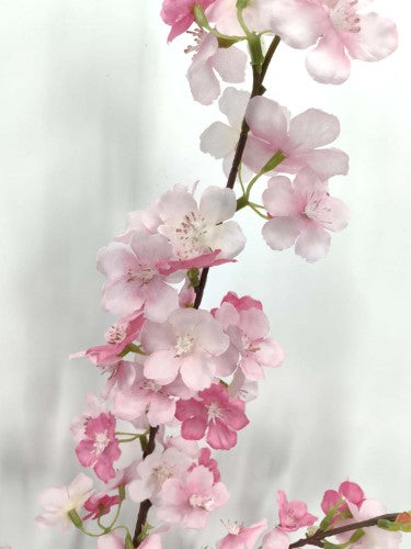 Artificial Realistic Cherry Blossom Spray (Pink)