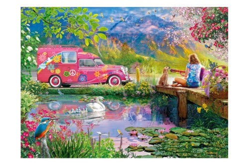 Jigsaw Puzzle - A Road Less Travelled Hippie (1000pcs)