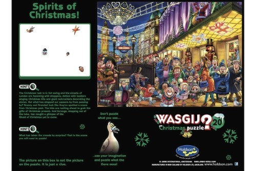 Jigsaw Puzzle - Wasgij Christmas #20 Spirits of Christmas (1000pcs)
