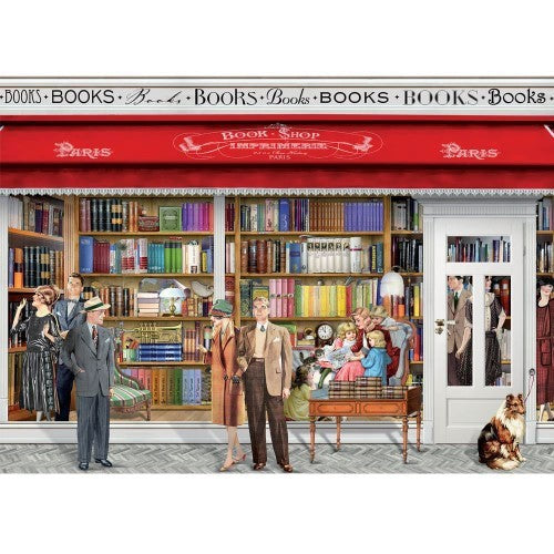 Jigsaw Puzzle - Victorian Day Out Book Shop (1000pcs)