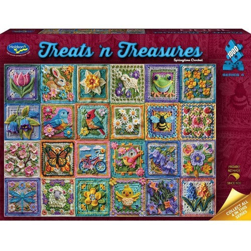 Jigsaw Puzzle - Treats N Treasures S4 Springtime Crochet (1000pcs)