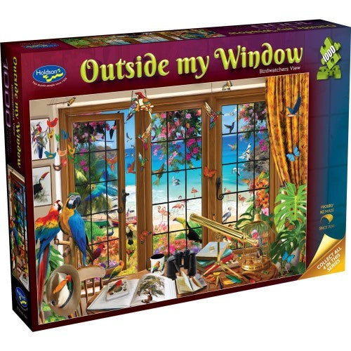 Jigsaw Puzzle - Outside my Window Birdwatchers View (1000pcs)