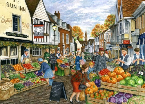 Jigsaw Puzzle - A Day Out Farmers Market Today (1000pcs)
