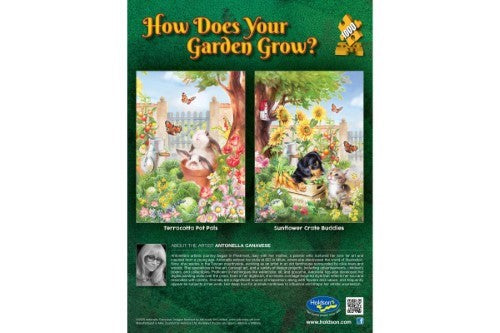 Jigsaw Puzzle - How does your Garden grow? Sunflower Crate Buddies (1000pcs)