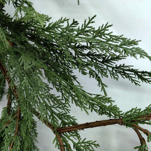 Artificial Real Touch Western Red Cedar Pine Garland (180cm)