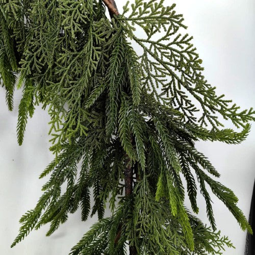 Artificial Real Touch Mixed Cedar & Norfolk Pine Garland (180cm)