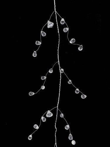 Garland - Diamond Acrylic 100cm (Soft Blue)