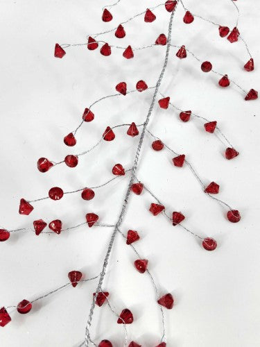 Garland - Diamond Acrylic 100cm (Red)
