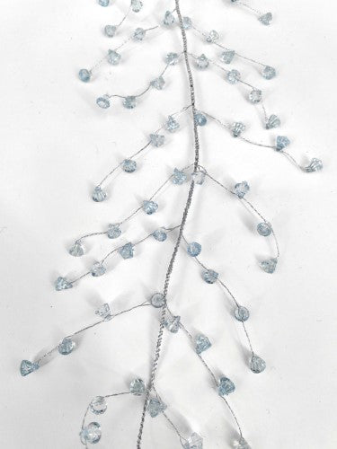 Garland - Diamond Acrylic 100cm (Soft Blue)