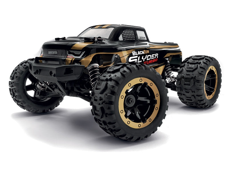 Radio Control - Blackzon 1/16 Slyder Monster Truck Turbo 4WD 2S Brushless - Gold