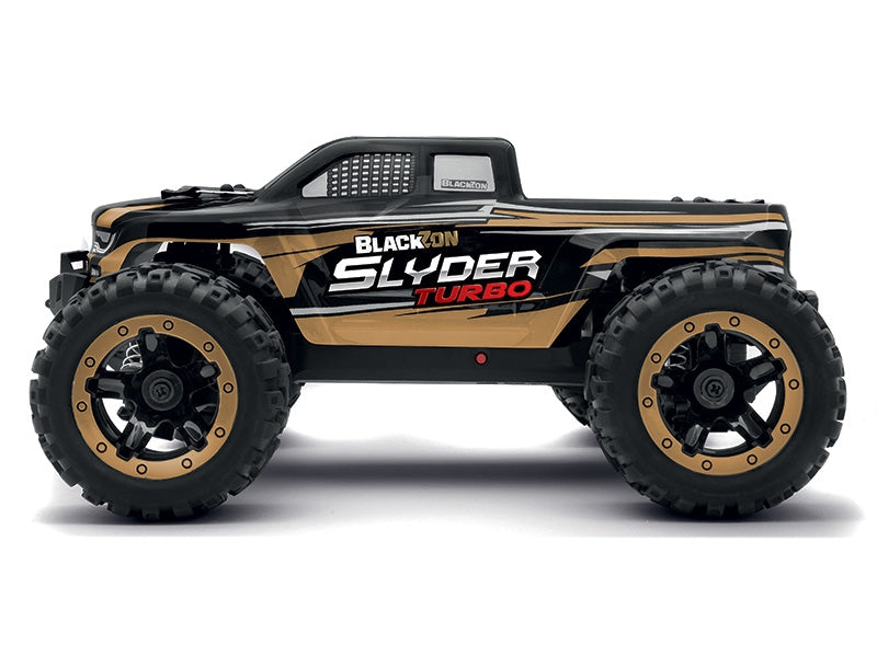 Radio Control - Blackzon 1/16 Slyder Monster Truck Turbo 4WD 2S Brushless - Gold