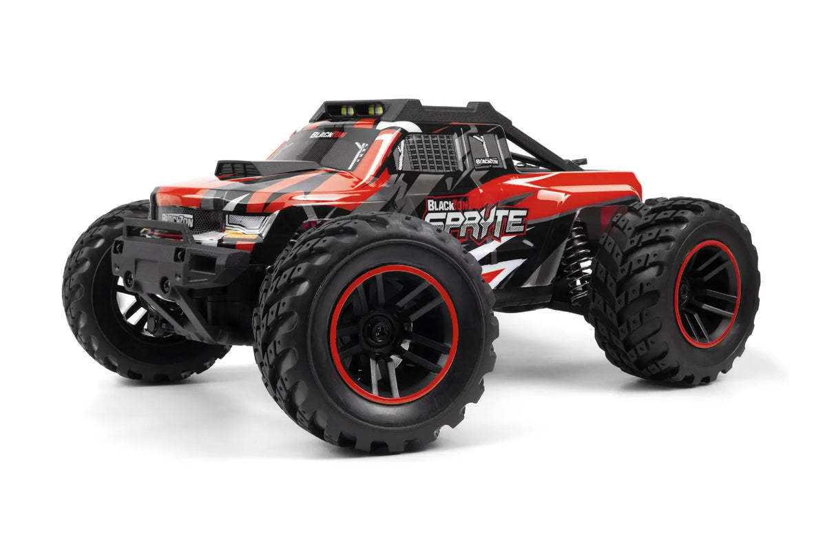 Radio Control - Blackzon 1/16 Spryte Monster Truck 4WD w/ Battery and Charger - Red