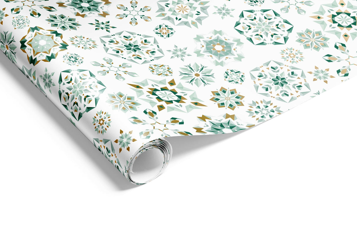 Xmas Kaleidoscope Wrap Rivergum Gold