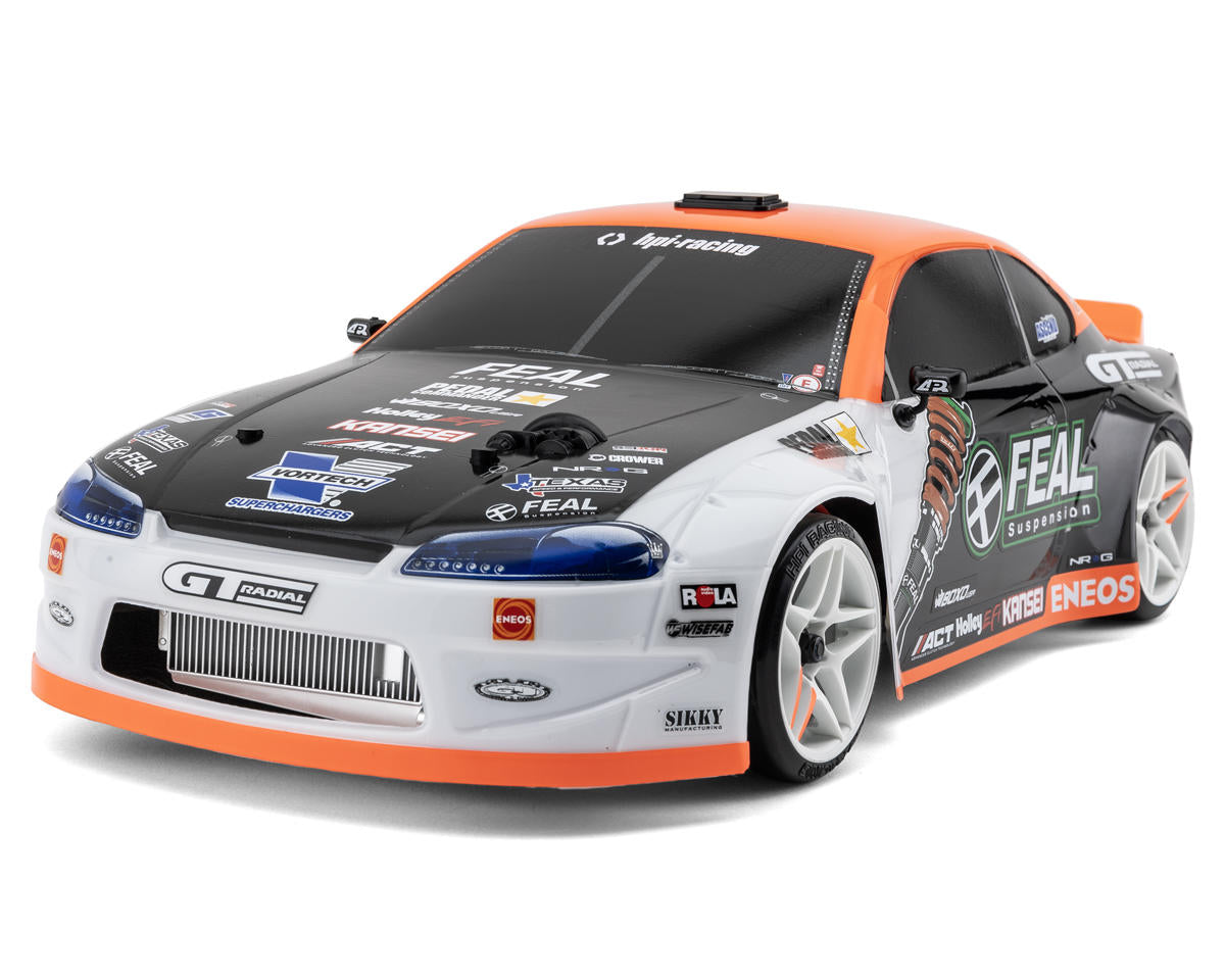 Radio Control - HPI 1/10 Sport 3 Drift Nissan Silvia Aurimas "Odi" Bakchis S15 4WD w/2.4GHz Radio, 7.2V Battery & Charger
