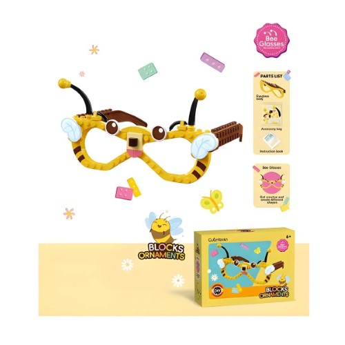 DIY Blocks - Glasses Bee
