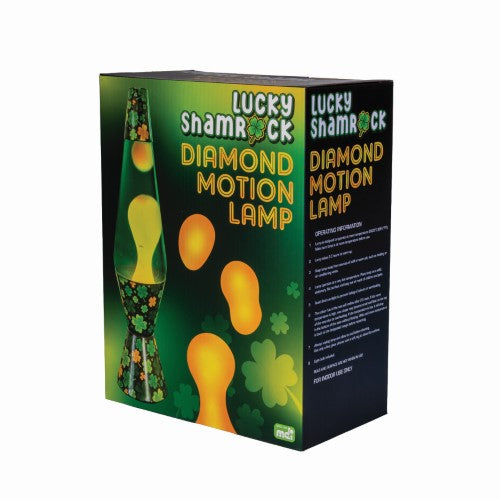 Diamond Motion Lamp - Lucky Shamrock (9.2 x 9.2 x 36cm)
