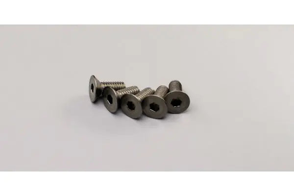 Kyosho Parts Flat Head Screw(Hex/Titanium/M4x10/5pcs)