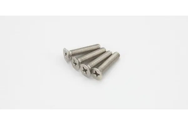 Kyosho Parts Flat Head Screw(Titanium/M4x20/4pcs)